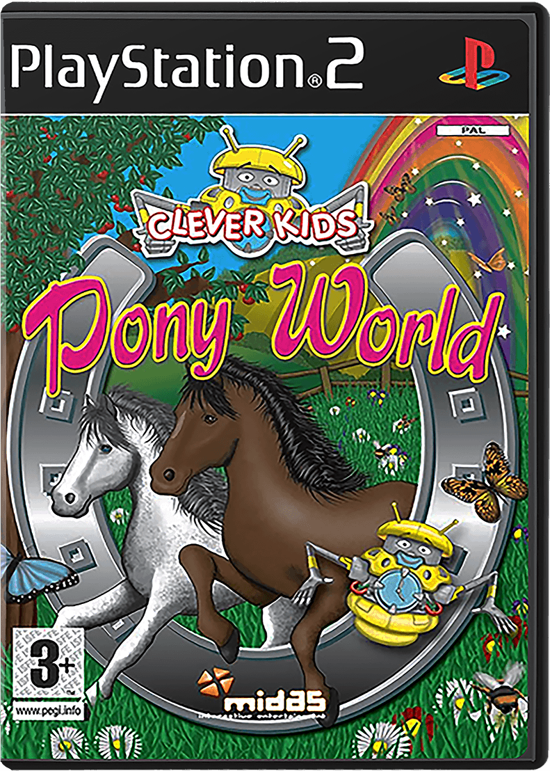Clever Kids: Pony World box art for Playstation 2